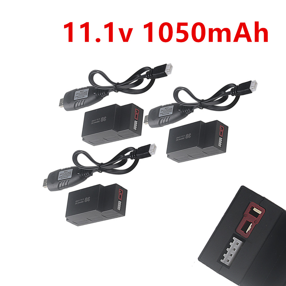 Rc Hobby Trucks - 3s 11.1V 1050mAh 充電式リポバッテリーと USB 充電器