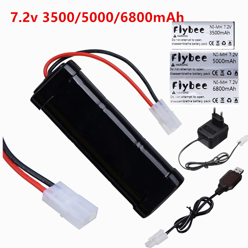 Rc Hobby Trucks - 新しい 7.2V バッテリー 5000/6800mAh NiMH バッテリーパック