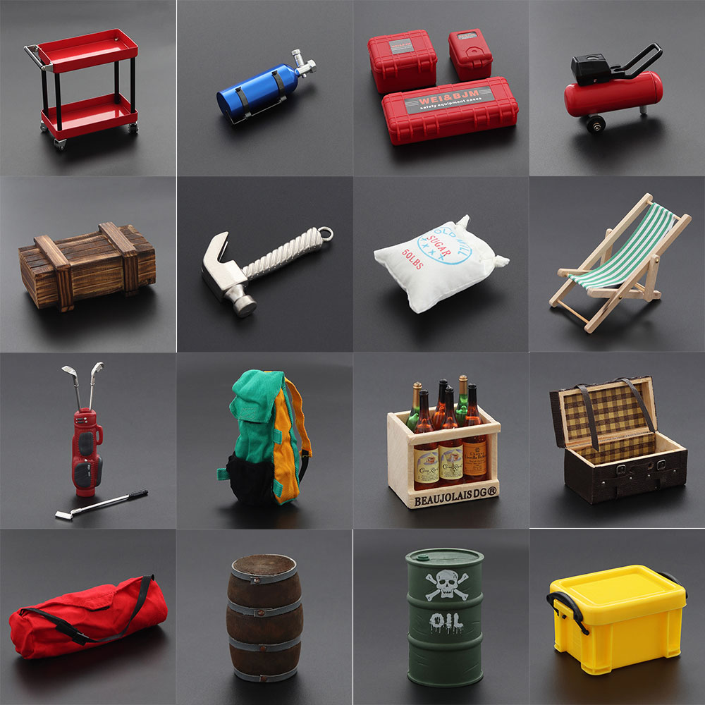Rc Hobby Tools - 金属製の装飾アクセサリー,プールはしご,rcクローラー車用の燃料タンク,trx4,scx10,capra axi03007,1/10スケール