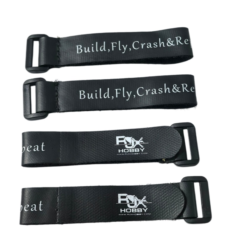 Rc Hobby Tools - 200X20MM ノンスリップシリコンバッテリーストラップ 4 個耐火フックループベルクロタイ FPV RC