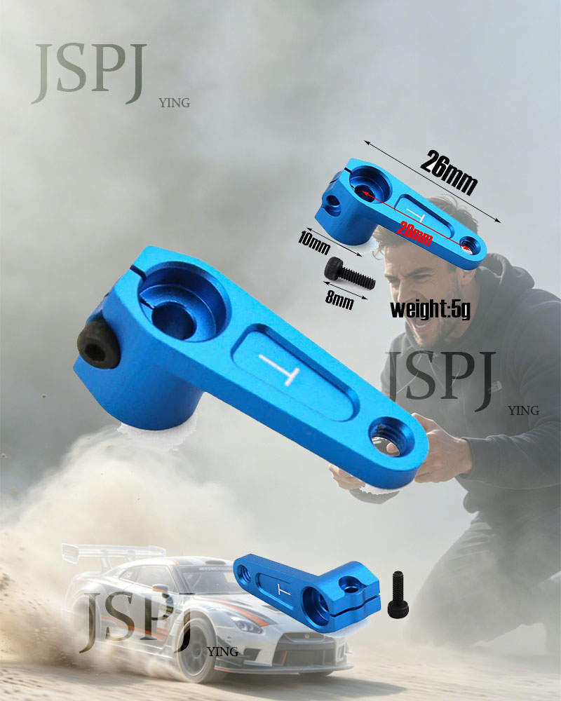 Rc Hobby Products - 25T強化メタルサーボホーンステアリングリンクCNC合金サーボアーム交換部品 タミヤTT01 TT02 XV02 RCモデルカーOEM用 #