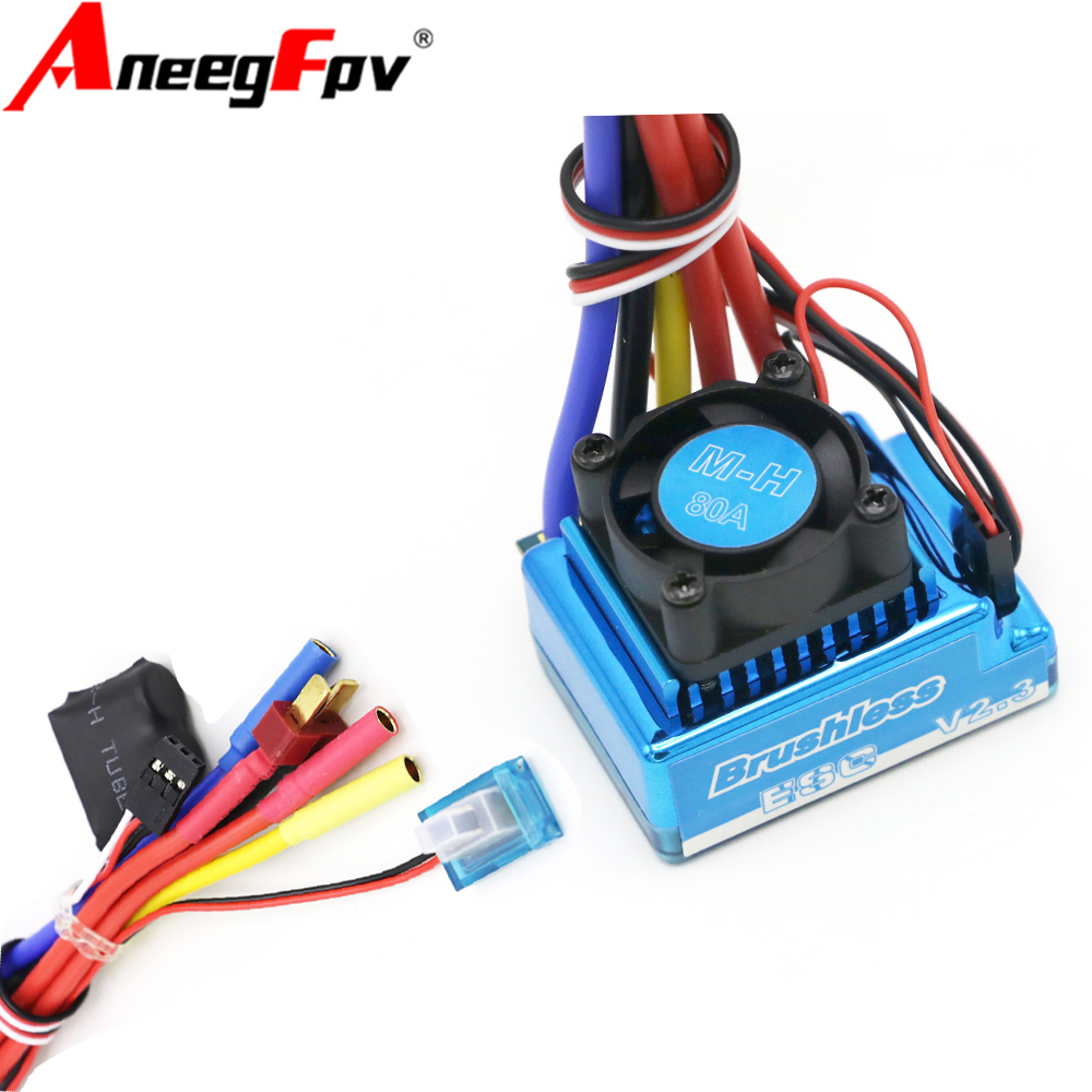 Rc Hobby Products - 防水45A 60A 80A 120AブラシレスESC電動スピードコントローラー 防塵 1/8