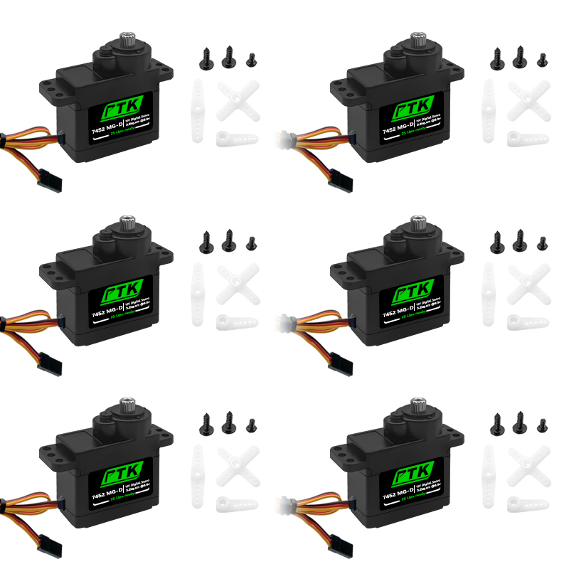 Rc Hobby Products - PTK 7452 MG-D 9 グラムデジタルサーボメタルギア EPP