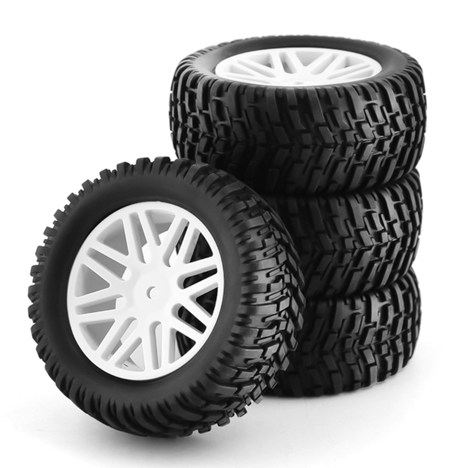 1/10 RCオフロードタイヤ＆ホイール 12mm六角ラバー - Rc Hobby Trucks のレビューと価格