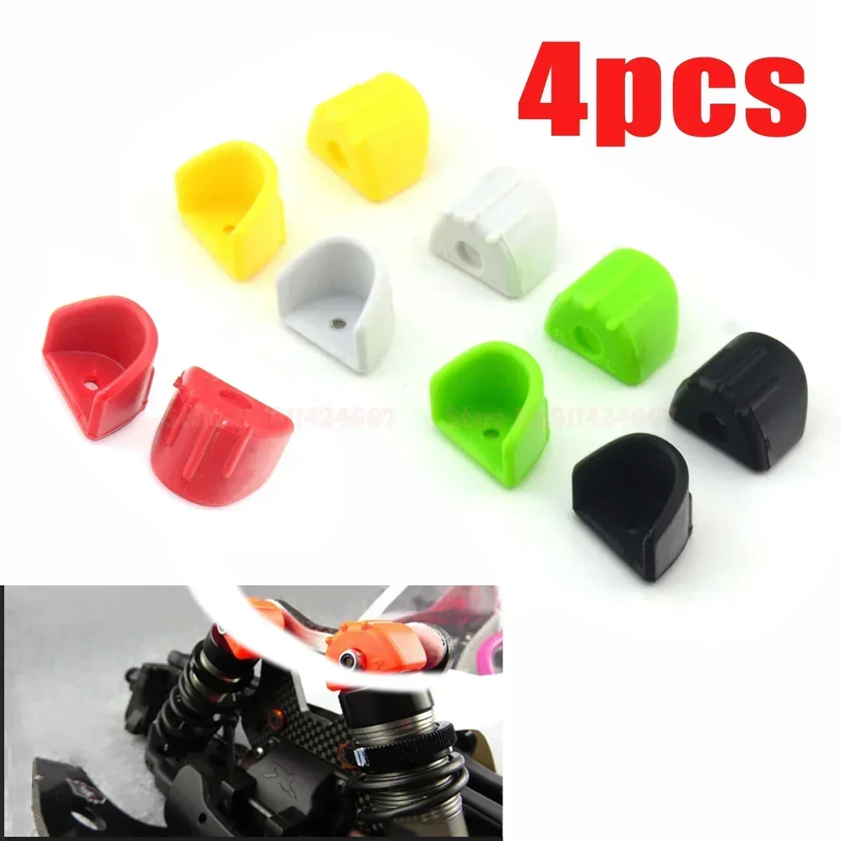 4 個のショックアブソーバー & 油圧フレームカバー 1/8 - Rc Hobby Trucks のレビューと価格