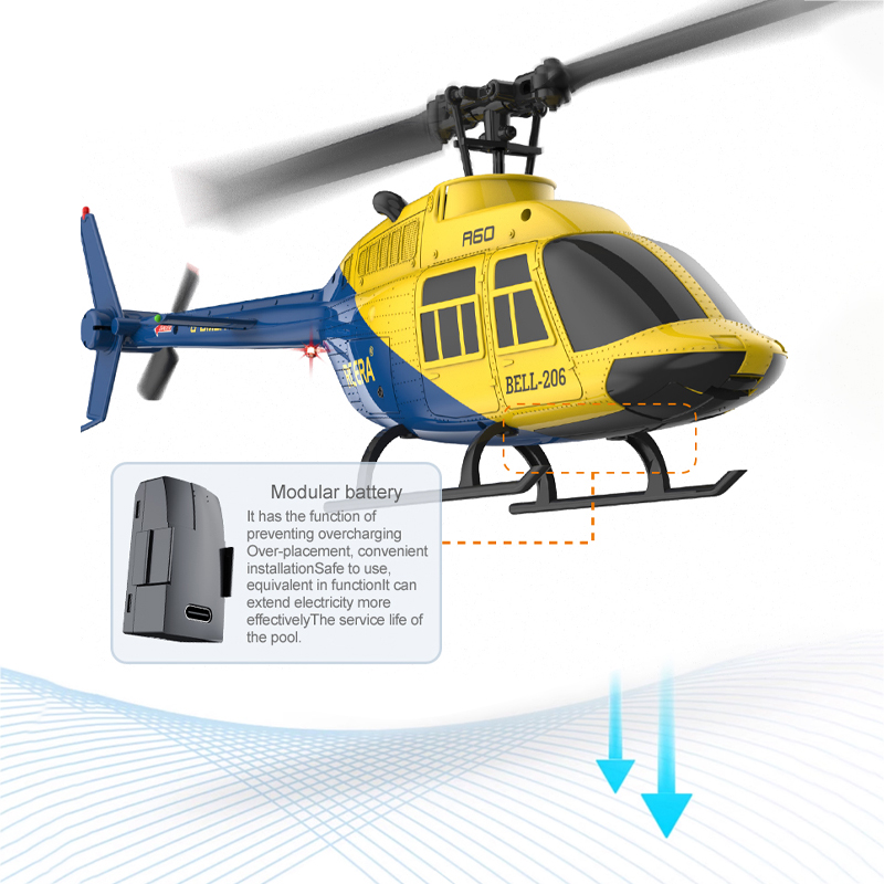 A60 RC ヘリコプター 2.4G 6軸ジャイロスコープ  - Rc Hobby Helicopter のレビューと価格