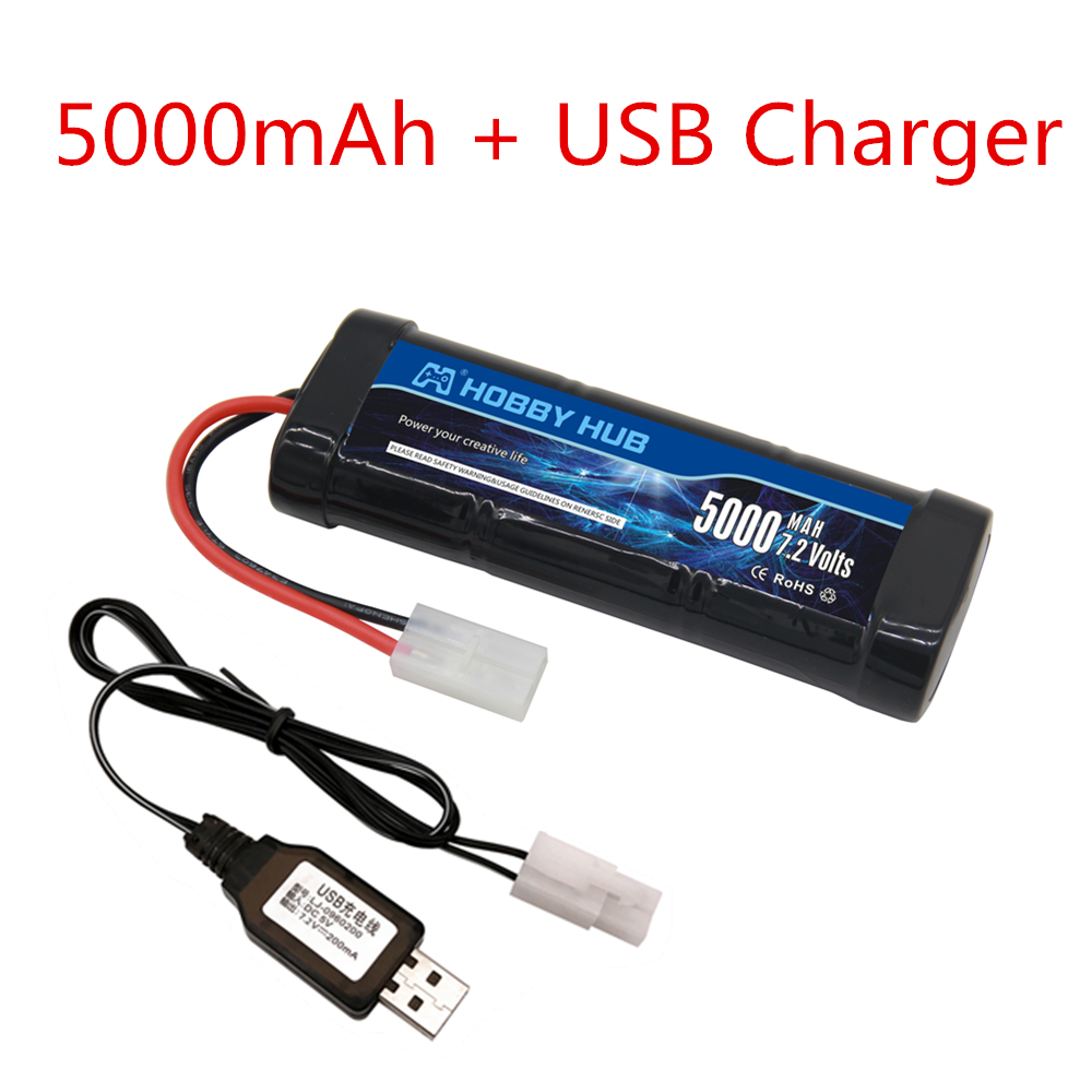 新しい 7.2V バッテリー 5000/6800mAh Ni - Rc Hobby Trucks のレビューと価格