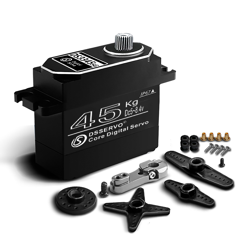 Dsservo IP67 防水サーボ 45KG アルミケース - Rc Hobby Tools のレビューと価格