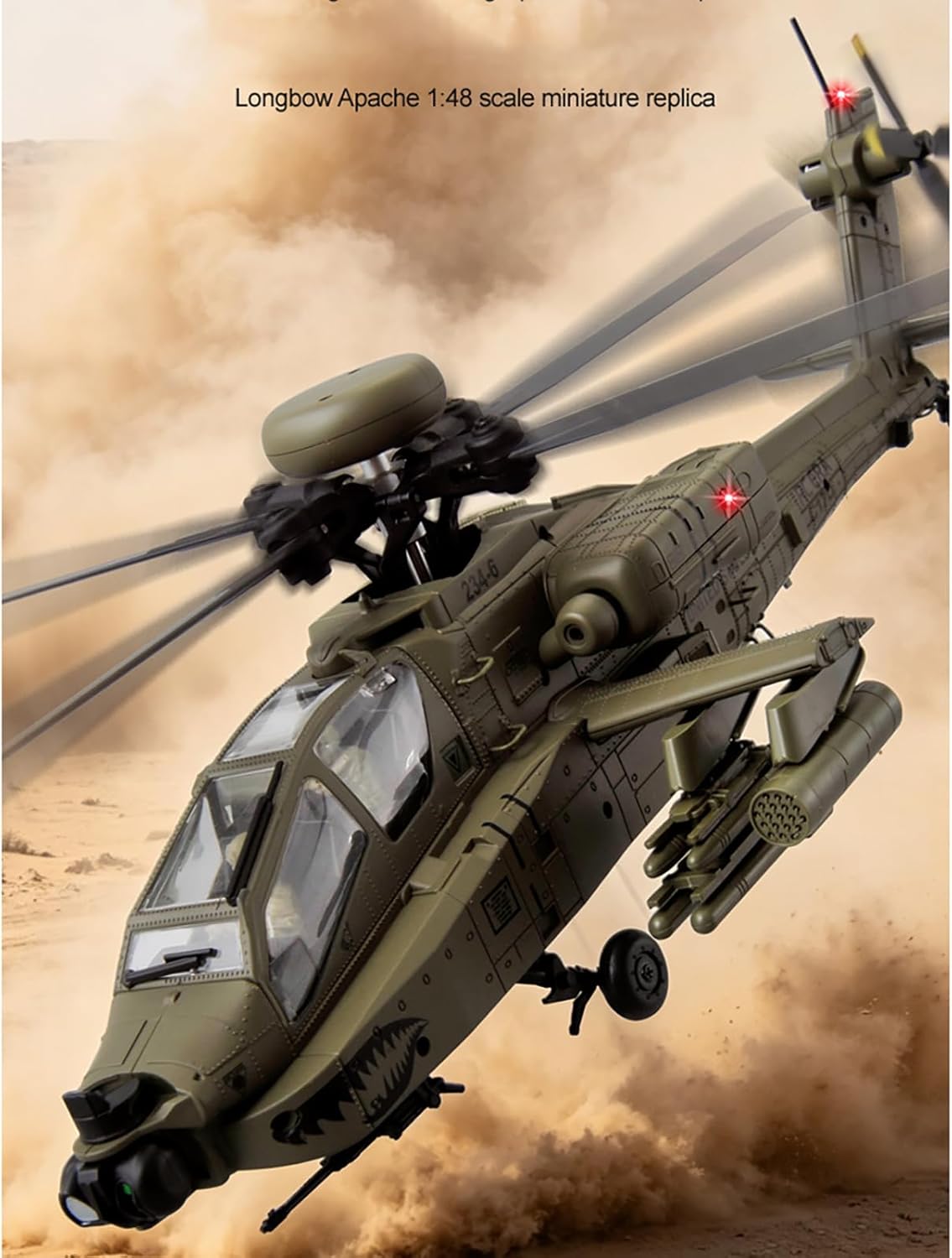 310MM 6CH C170 AH-64D リモートコントロ - Rc Hobby Helicopter のレビューと価格