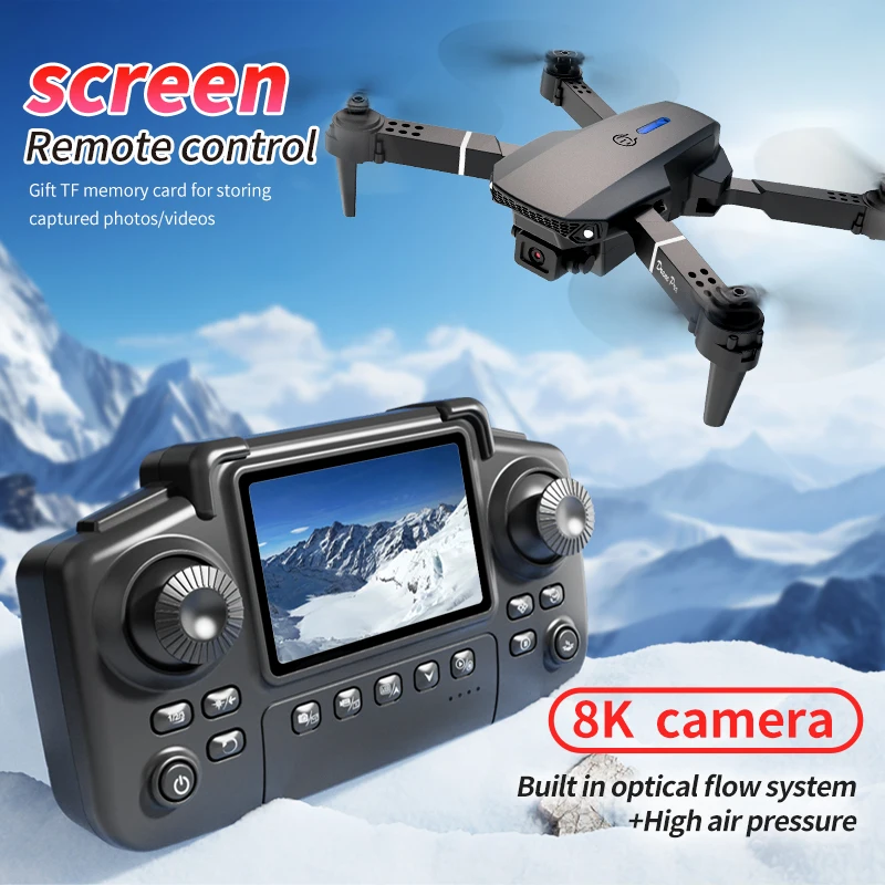 プロフェッショナル E88 プロドローン スクリーン付き 8 - Rc Hobby Helicopter のレビューと価格