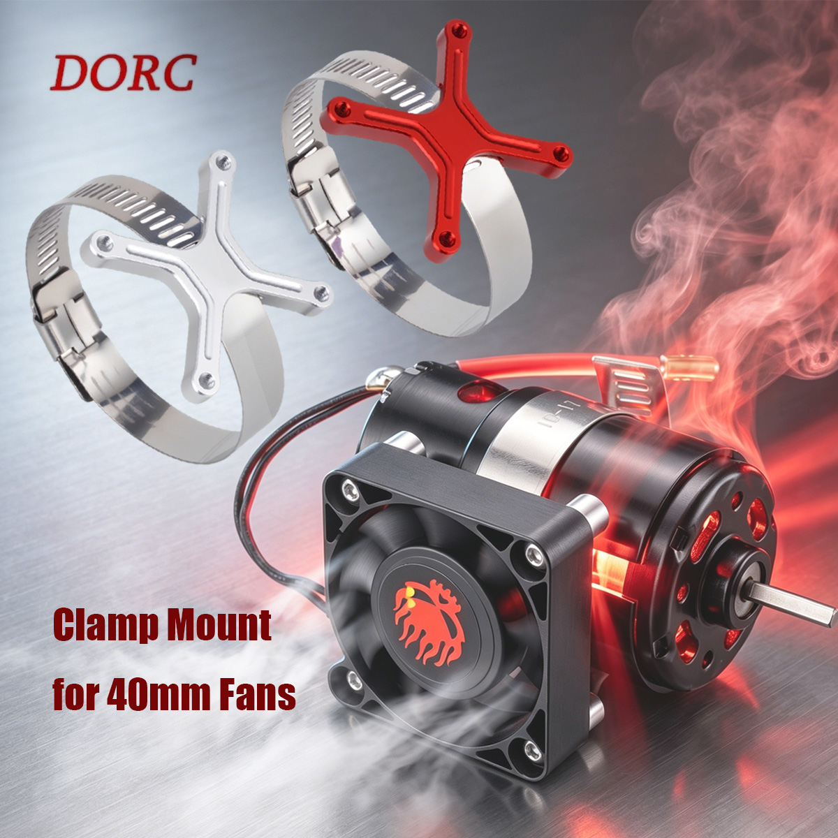 ユニバーサル調整可能なファンマウント 30-49mm 広範囲 - Rc Hobby Tools のレビューと価格