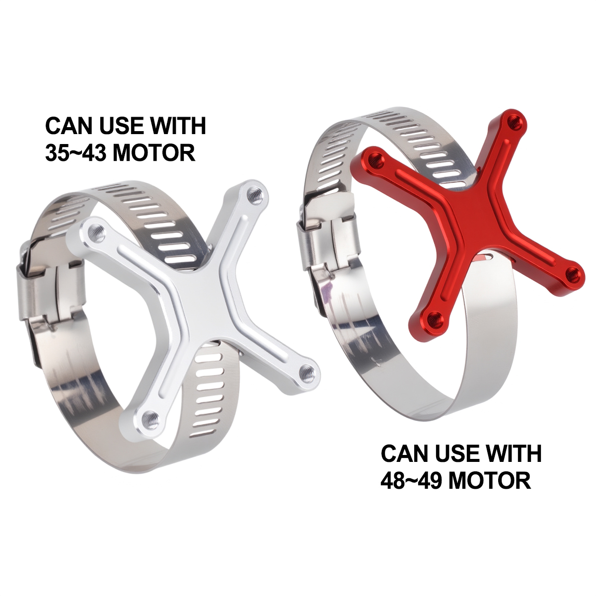 ユニバーサル調整可能なファンマウント 30-49mm 広範囲 - Rc Hobby Tools のレビューと価格