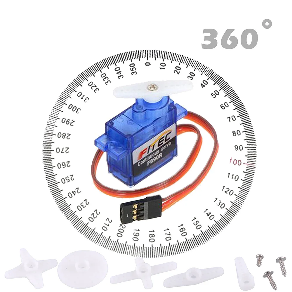 Feetech ミニ FS90R マイクロサーボ 360 度 - Rc Hobby Products のレビューと価格