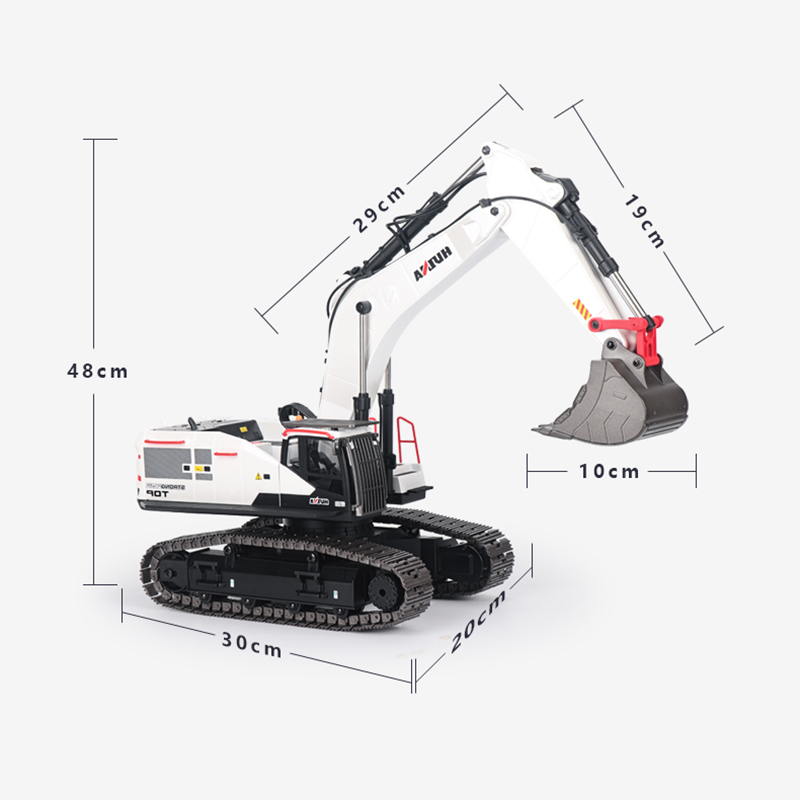 RC ショベルカー 1/14 HUINA メタルトラック車リ - Rc Excavator Hydraulic のレビューと価格