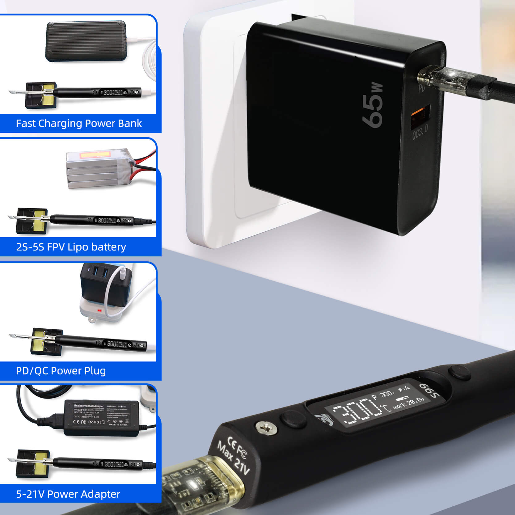 SEQURE S99 修理ツール 最大75W/150Wはんだ - Rc Hobby Tools のレビューと価格