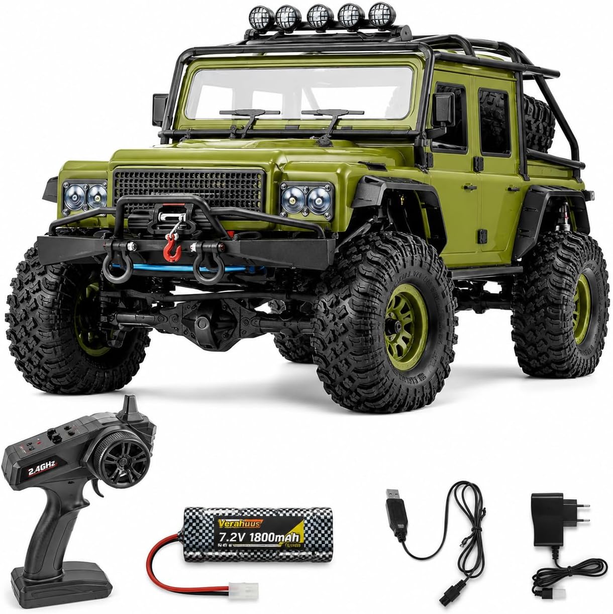 大人向けリモコンカー - 1/8スケール 4x4オフロードク - Rc Hobby Grade Crawler のレビューと価格