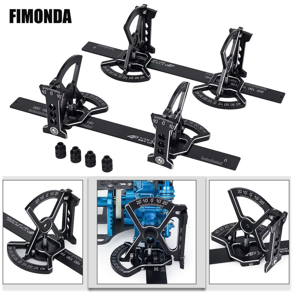 1/10オンロードアルミ4Dセットアップシステムセットアップ - Rc Hobby Tools のレビューと価格