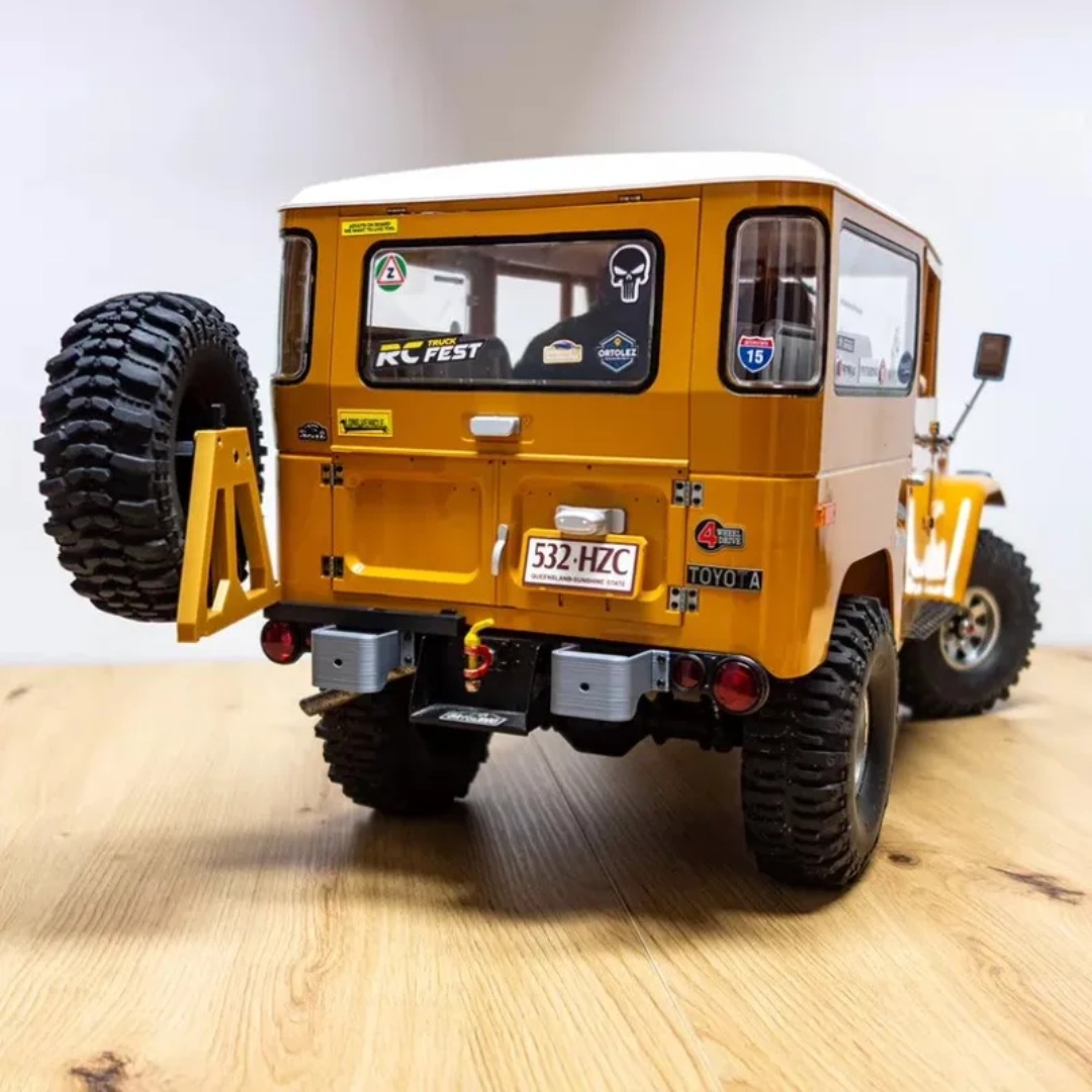 ロック可能なオープンスペアタイヤキャリアブラケットシミュレー - Rc Hobby Grade Crawler のレビューと価格