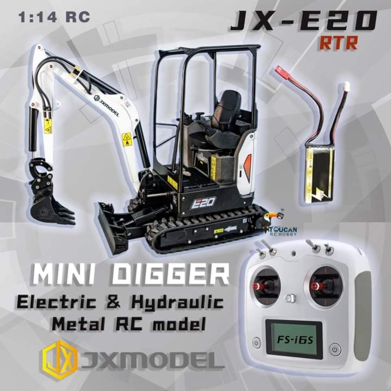 RTR JX E20 RCミニショベルカー 1/14スケール - Rc Excavator Hydraulic のレビューと価格